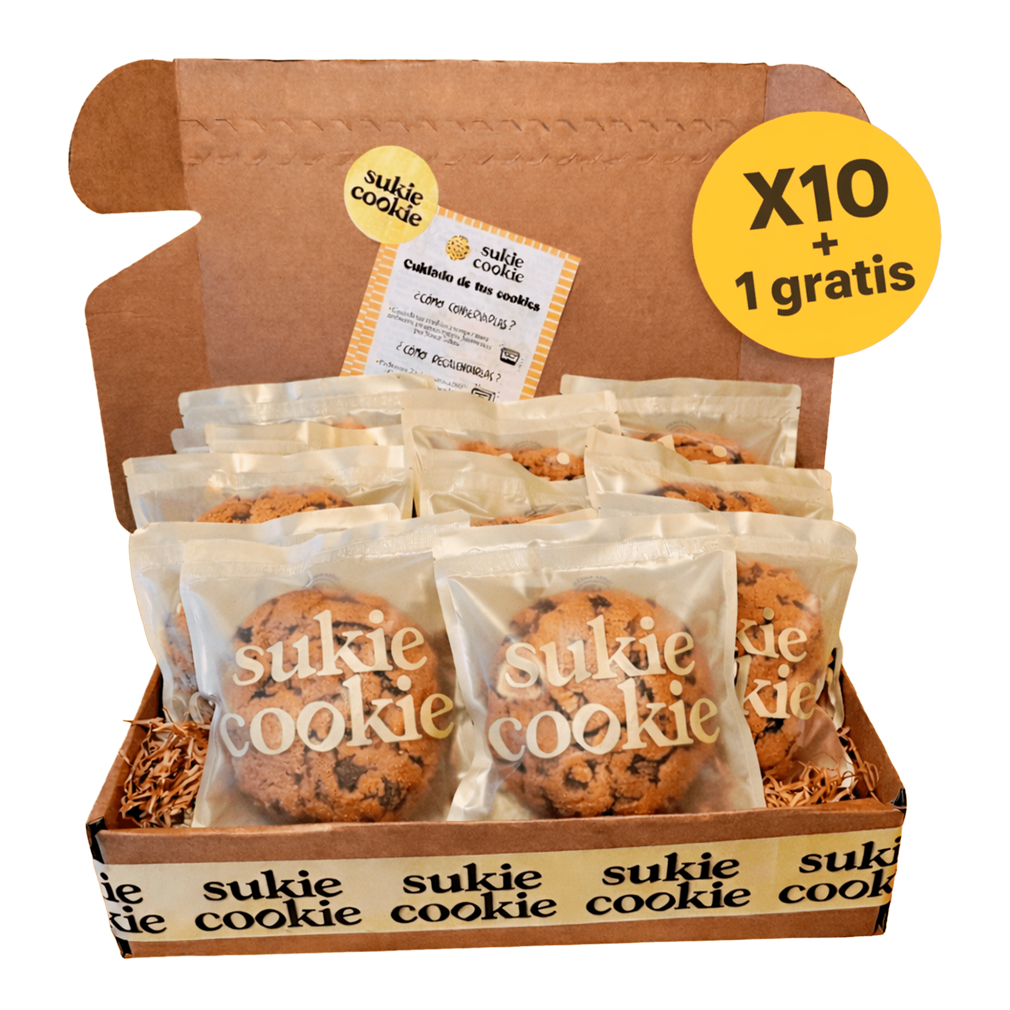 Box 10 + 1 GRATIS ⭐ - Sukie Cookie