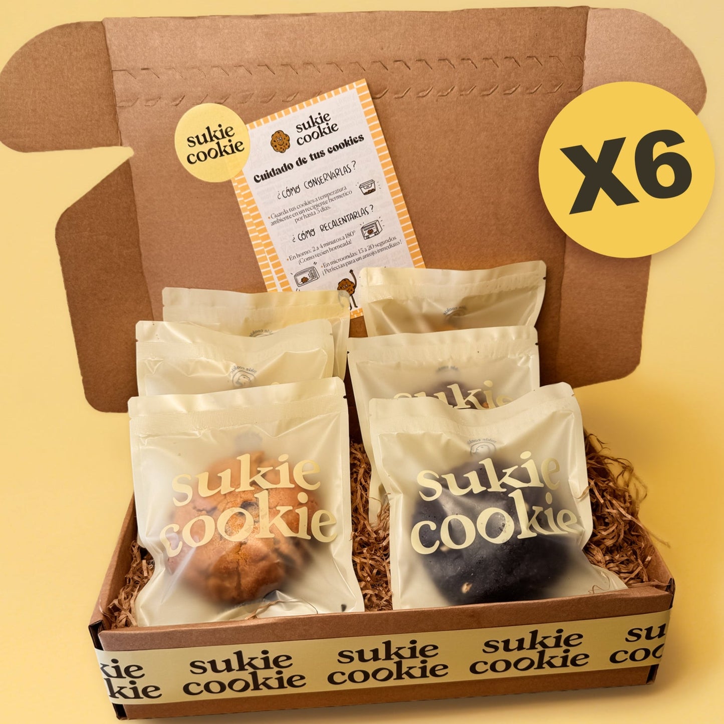 Box 6 Cookies Best Sellers - Sukie Cookie