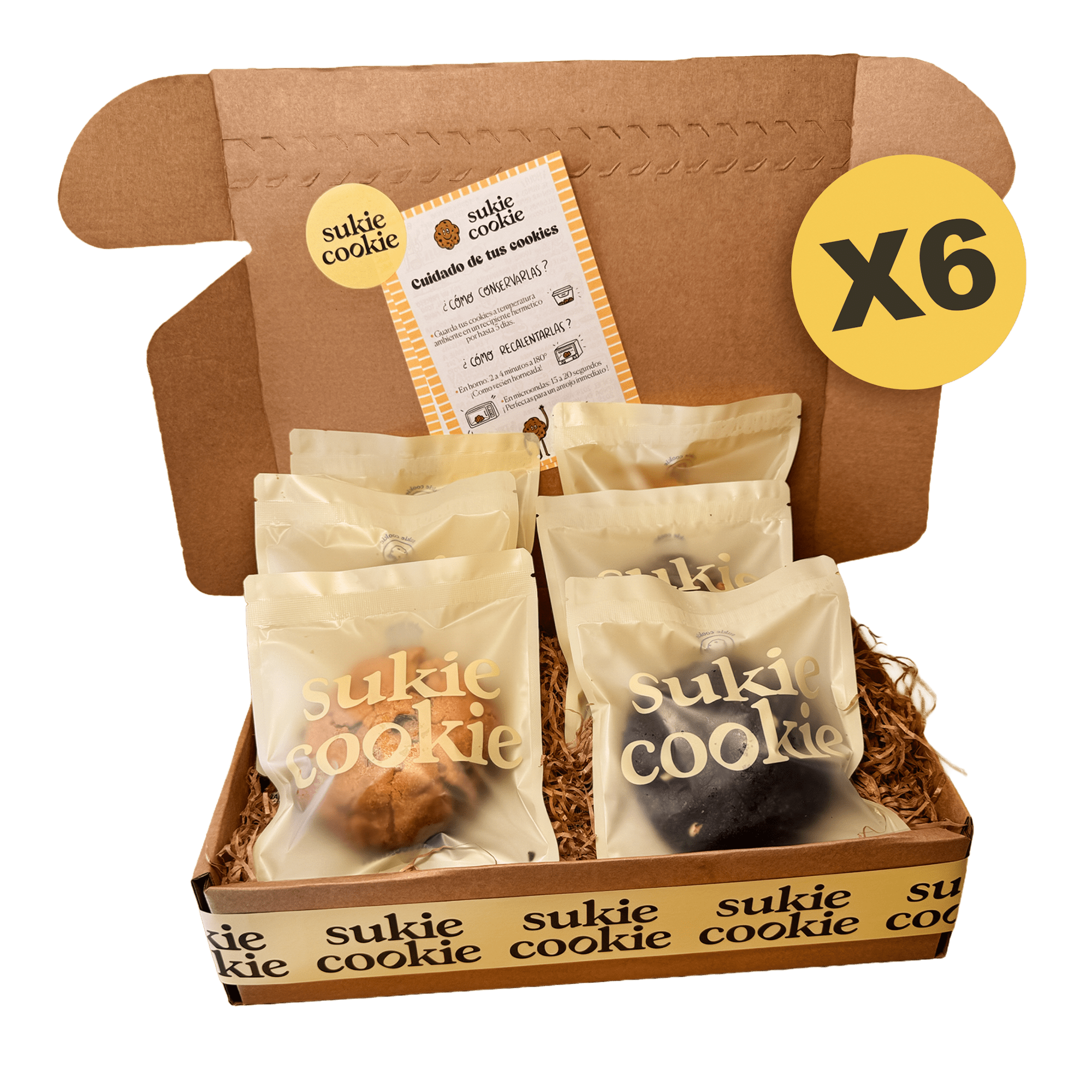 Box 6 Cookies - Sukie Cookie